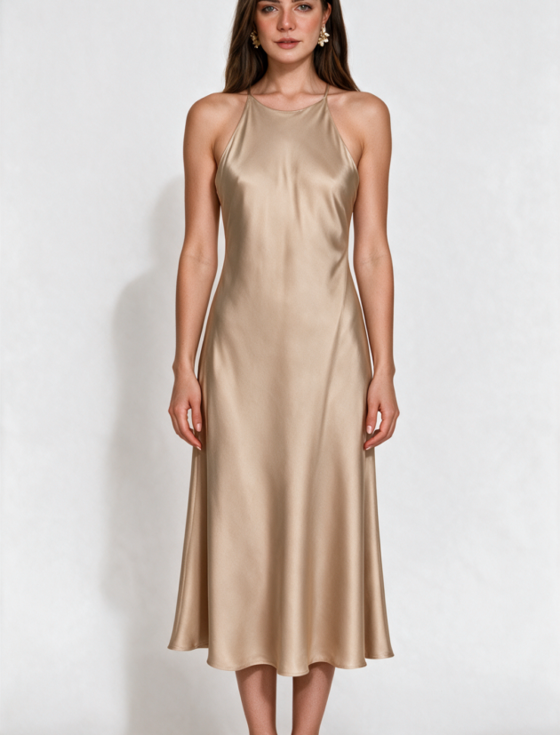 Vestido Victoria Camel