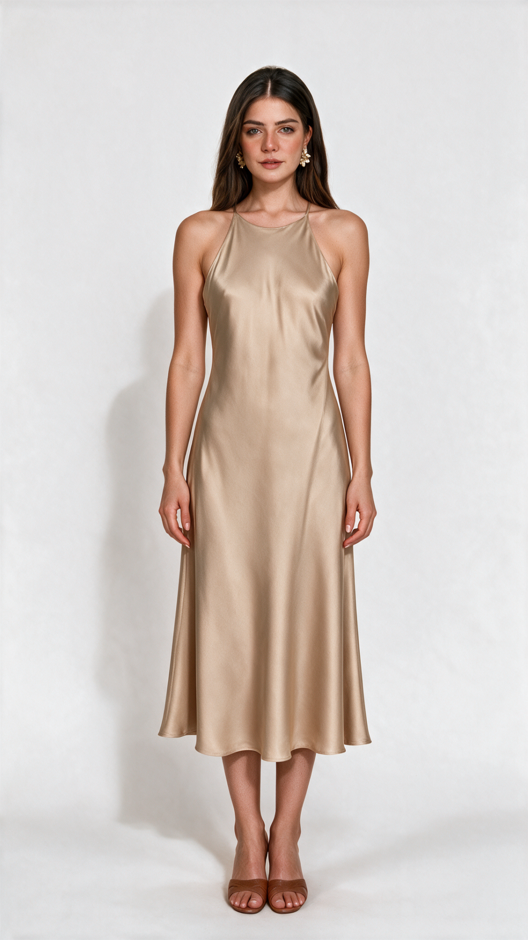 Vestido Victoria Camel