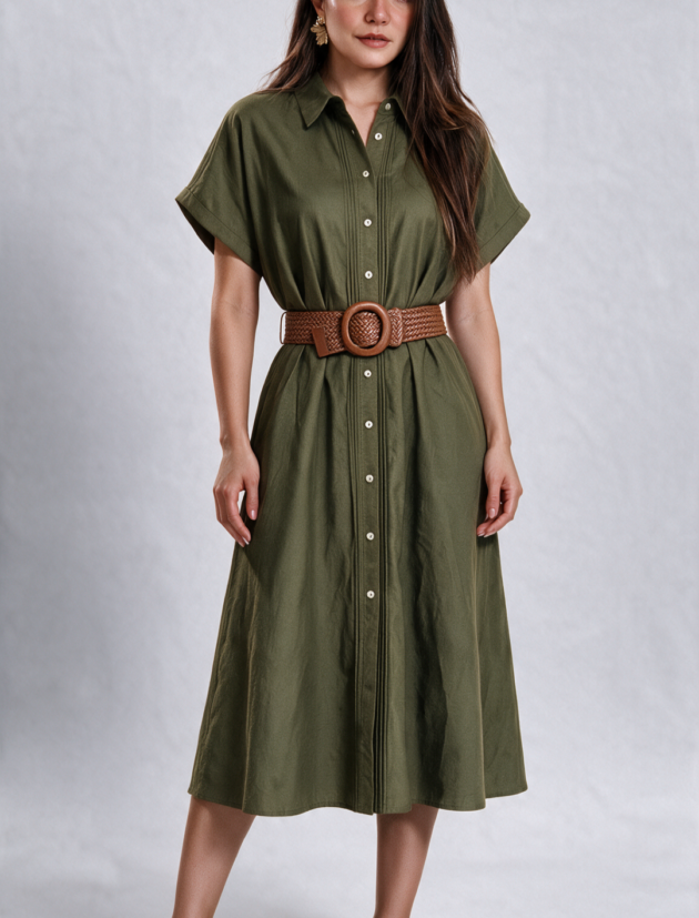 Vestido camisero Oliva